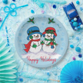 Snowman Pappteller (Party)