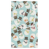 Snowman-Party-Geschenk-Tasche Kleine Geschenktüte (Rückseite)