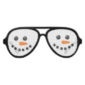 Snowman Partybrille (Vorderseite)
