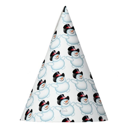 Snowman Partyhütchen (Links)