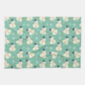 Snowman Pattern Geschirrtuch (Horizontal)