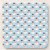 Snowman pattern getränkeuntersetzer (Vorderseite)