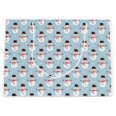 Snowman pattern große geschenktüte (Vorderseite)