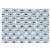 Snowman pattern große geschenktüte (Rückseite)