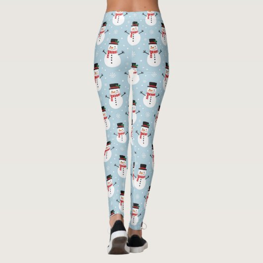 Snowman pattern leggings (Rückseite)