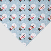 Snowman pattern seidenpapier (Ausschnitt)