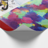 SNOWMAN, PENGUIN'S SERENADE UND FARBHAFTE XMAS BÄU GESCHENKPAPIER (Ecke)