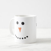 Snowman Personalisiert Kaffeetasse (Vorderseite Links)