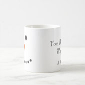 Snowman Personalisiert Kaffeetasse (Mittel)