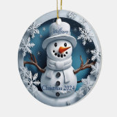 Snowman Personalisiert Weihnachtsschmuck (Links)