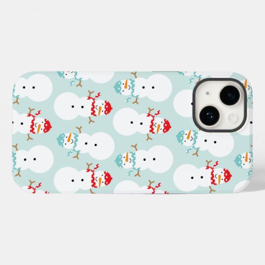 Snowman Phone Case (Rückseite (Horizontal))