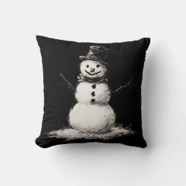 Snowman Pillow Kissen