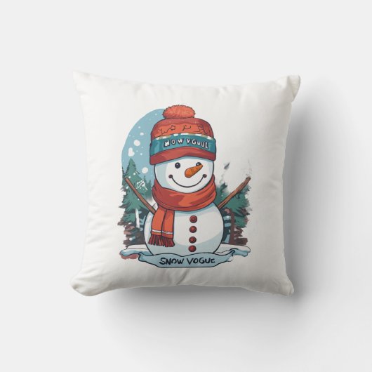 Snowman Pillow Kissen (Vorderseite)