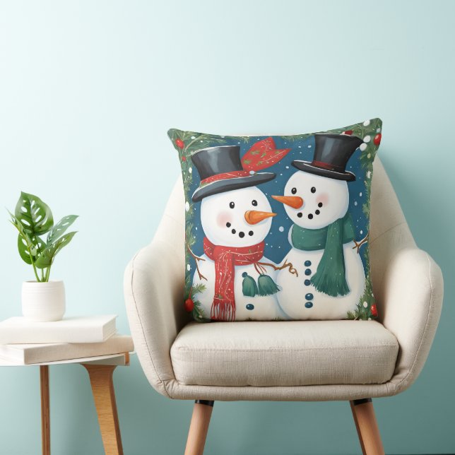 Snowman Pillow Kissen (Stuhl )