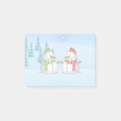 Snowman Playdate Post-it Klebezettel (Vorderseite)