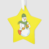 Snowman Plumber Ornament (Vorderseite)