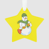 Snowman Plumber Ornament (Vorderseite)