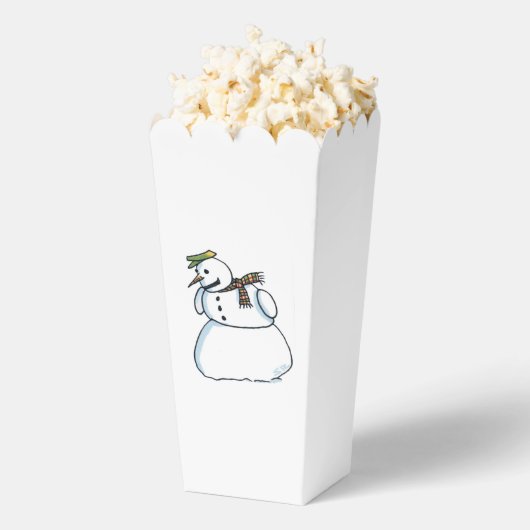 Snowman Popcornboxen Geschenkschachtel (Geplatzt)