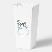 Snowman Popcornboxen Geschenkschachtel (Vorderseite)