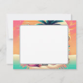 SNOWMAN POST CARD FEIERTAGSKARTE (Rückseite)