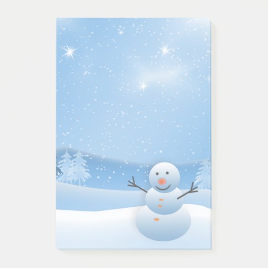 Snowman Post-it Klebezettel (Vorderseite)