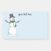 Snowman Post-it Klebezettel (Vorderseite)