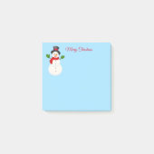 Snowman Post it Notes Post-it Klebezettel (Vorderseite)