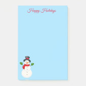 Snowman Post it Notes Post-it Klebezettel (Vorderseite)