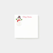 Snowman Post it Notes Post-it Klebezettel (Vorderseite)