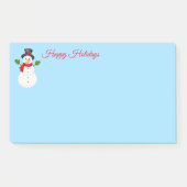 Snowman Post it Notes Post-it Klebezettel (Vorderseite)
