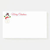 Snowman Post it Notes Post-it Klebezettel (Vorderseite)
