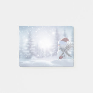 Snowman post Note pad Post-it Klebezettel
