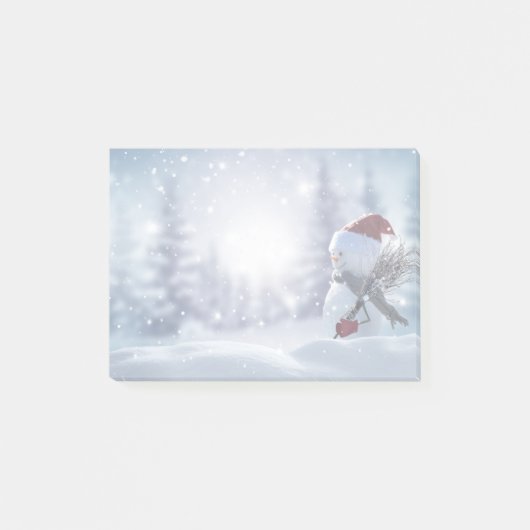 Snowman post Note pad Post-it Klebezettel (Vorderseite)