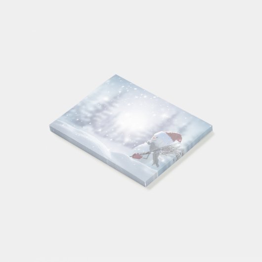 Snowman post Note pad Post-it Klebezettel (angewinkelt)
