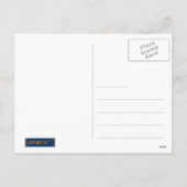 Snowman Postcard Feiertagspostkarte (Rückseite)