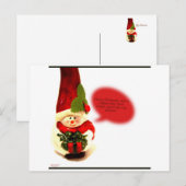 Snowman Postcard Postkarte (Vorne/Hinten)