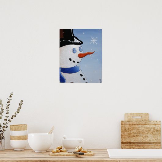 Snowman Poster (Küche)
