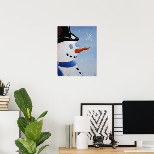 Snowman Poster (Heimbüro)