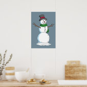 Snowman Poster (Küche)
