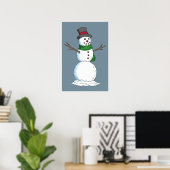 Snowman Poster (Heimbüro)