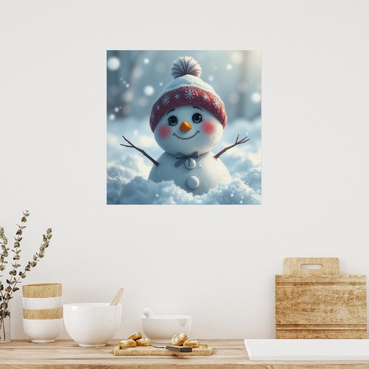 Snowman Poster (Küche)
