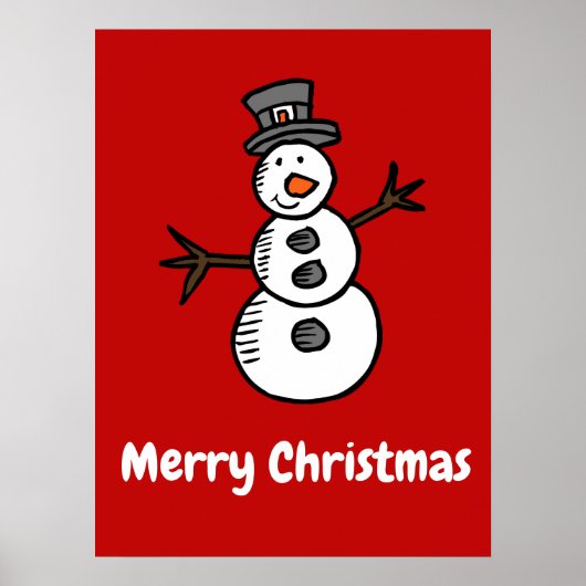Snowman Poster (Vorne)