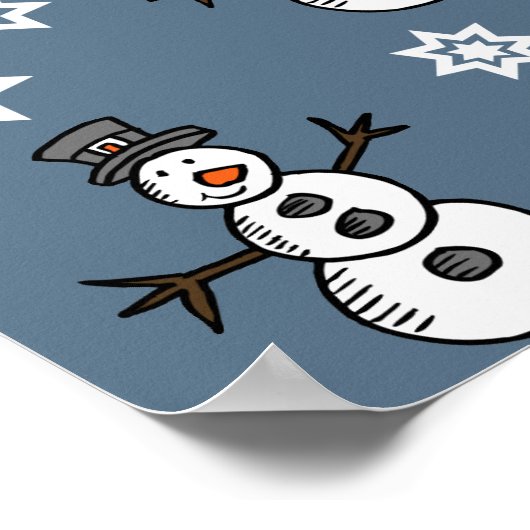 Snowman Poster (Ecke)