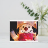 SNOWMAN POSTKARTE (Stehend Vorderseite)