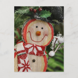 Snowman Postkarte