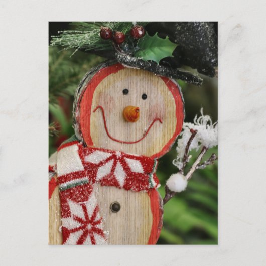 Snowman Postkarte (Vorderseite)
