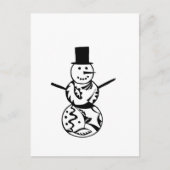 Snowman Postkarte (Vorderseite)