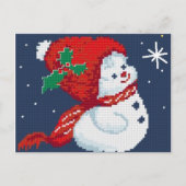 Snowman Postkarte (Vorderseite)