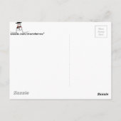 Snowman Postkarte (Rückseite)
