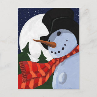 SNOWMAN POSTKARTE